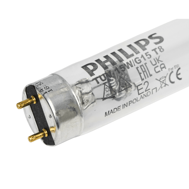 Philips G15T8 GERMICIDAL 18 inch 15W T8 UVC UV Lamp Philips