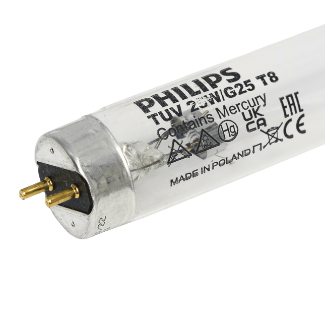 Philips G25T8 GERMICIDAL 18 inch 25W T8 UVC UV Lamp Philips