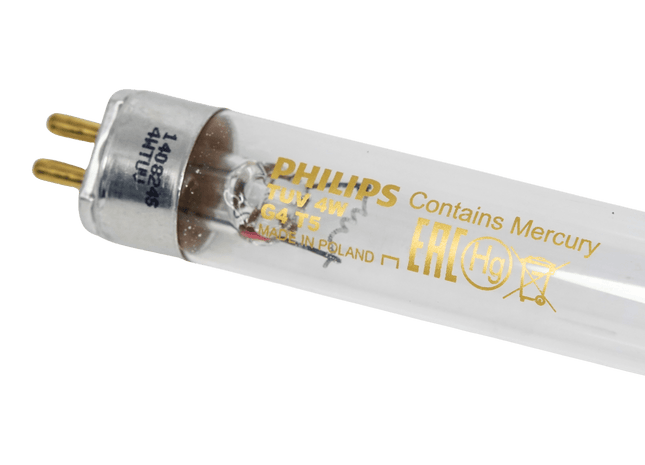 Philips G4T5 GERMICIDAL 6 inch 4W T5 UVC UV Lamp Philips