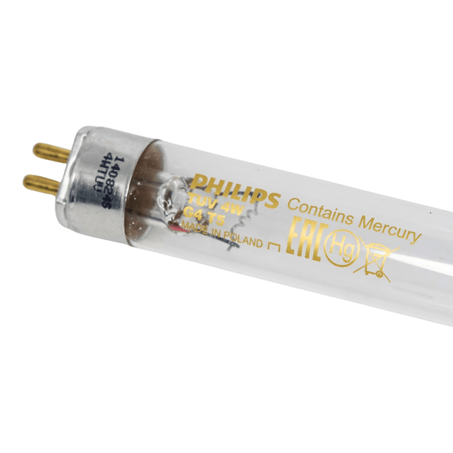 Philips G4T5 GERMICIDAL 6 inch 4W T5 UVC UV Lamp Philips