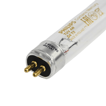 Philips G4T5 GERMICIDAL 6 inch 4W T5 UVC UV Lamp Philips