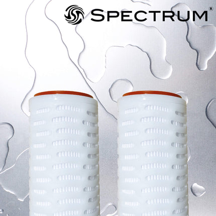 Spectrum Premier Pleat Polypropylene 10″ Sediment Cartridge Spectrum 0.1 Micron  