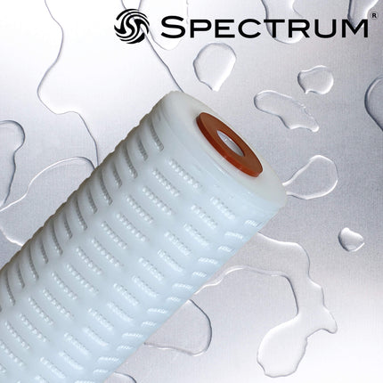 Spectrum Premier Pleat Polypropylene 10″ Large Diameter Sediment Cartridge Spectrum 0.1 Micron  