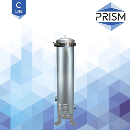 Prism 5 x 30" Filter Housing Stainless Steel 2" with Gauge Ports (FH-SS) - GroAqua