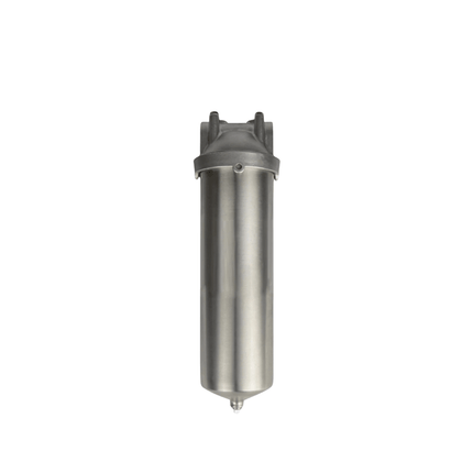 PRISM Core Stainless Steel Filter Housing 1 x 10" 1" Ports - GroAqua