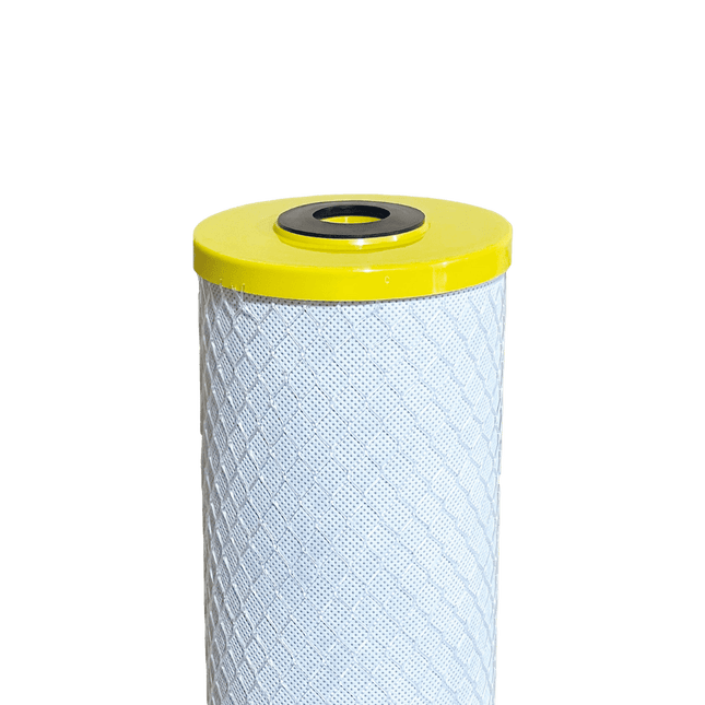 Prism Max Chloramine Carbon Block, 1 Micron 9 3/4" Large Diameter Carbon Cartridge Prism