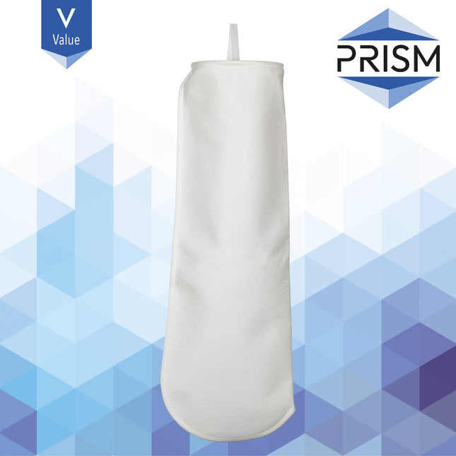 PRISM Size 2 Polyester Bag Filter (Polypropylene Neck) Bag Filter Prism 1 Micron