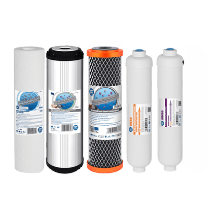 Replacement Filters for 6 Stage Reverse Osmosis - GroAqua