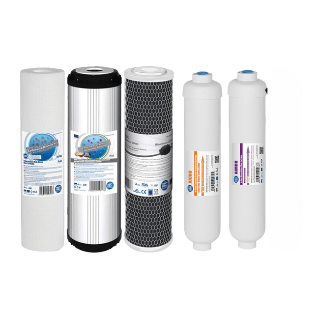 Replacement Filters for 6 Stage Reverse Osmosis Residential RO Filters Aquafilter