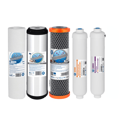 Replacement Filters for 6 Stage Reverse Osmosis (Quick Connections) - GroAqua
