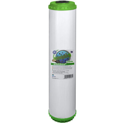 Aquafilter FCCBKDF20BB 20" Big Blue Coconut shell granulated activated carbon (GAC) with KDF Carbon Cartridge Aquafilter   