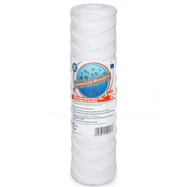 Aquafilter FCHOT1 5 micron Yarn sediment cartridge for hot water Cartridge Filter Aquafilter   