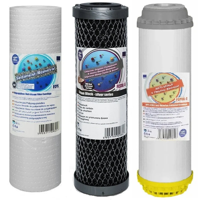 Aquafilter FCPS5 FCCBL-S FCPRA-C replacement cartridges set Filter Set Aquafilter   