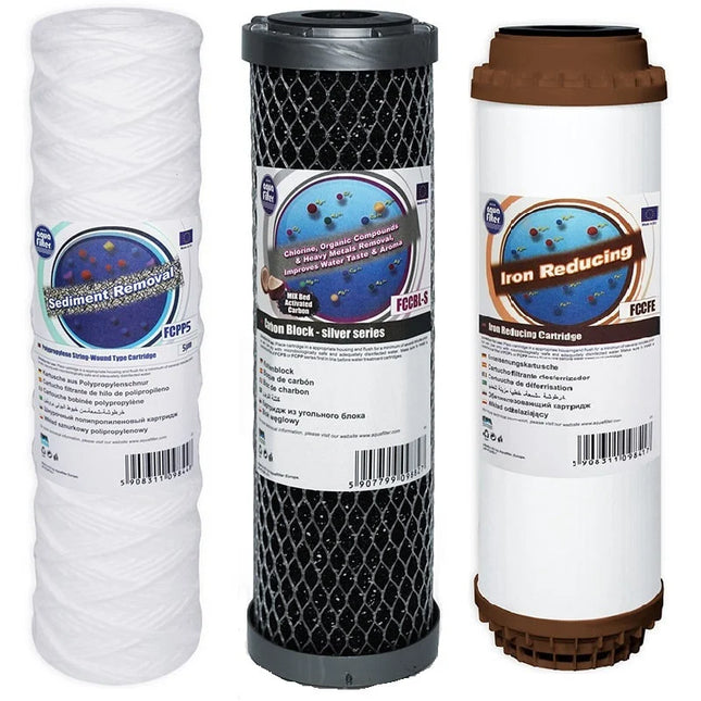 Aquafilter FCPP5 FCCBL-S FCCFE replacement cartridges set Filter Set Aquafilter   