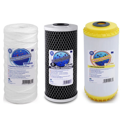 Aquafilter FCPP5M10B FCCBL10BB FCCST10B Big Blue 10" replacement cartridges set Filter Set Aquafilter   