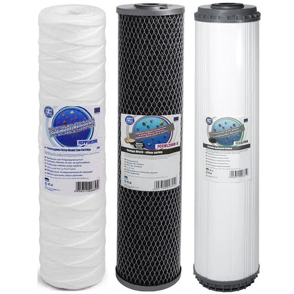 Aquafilter FCPP5M20B FCCBL20BB-S FCCA20B Big Blue 20" replacement cartridges set Filter Set Aquafilter   