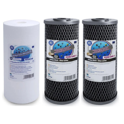 Aquafilter FCPS5M10B 2x FCCBL10BB-S Big Blue 10" replacement cartridges set Filter Set Aquafilter   