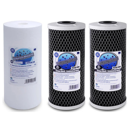 Aquafilter FCPS5M10B 2x FCCBL10BB Big Blue 10" replacement cartridges set Filter Set Aquafilter   