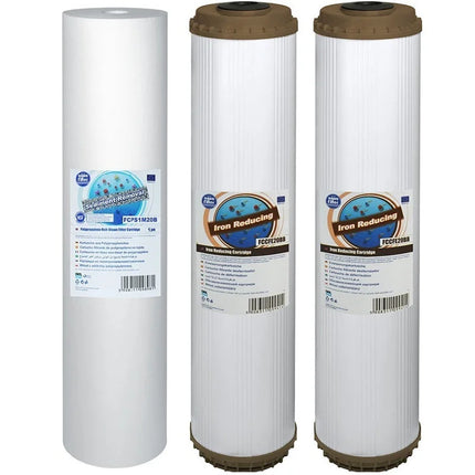 Aquafilter FCPS5M20B 2x FCCFE20B Big Blue 20" replacement cartridges set Filter Set Aquafilter   