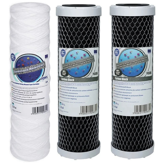 Aquafilter FCPP5 and 2 x FCCBL replacement cartridges set Filter Set Aquafilter   