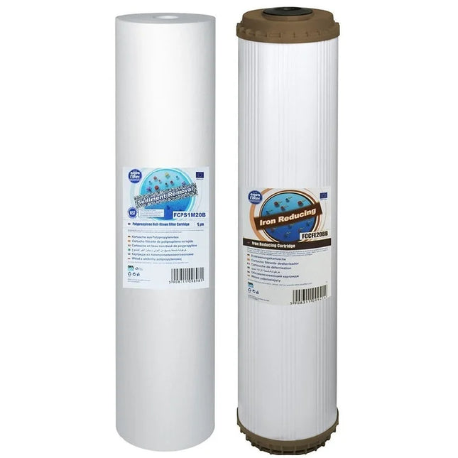 Aquafilter FCPS5M20B FCCFE20B Big Blue 20" replacement cartridges set Filter Set Aquafilter   