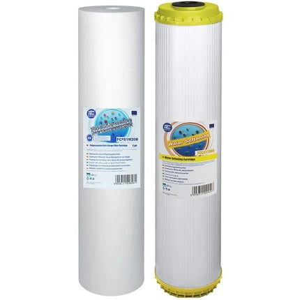 Aquafilter FCPS5M20B FCCST20B Big Blue 20" replacement cartridges set Filter Set Aquafilter   