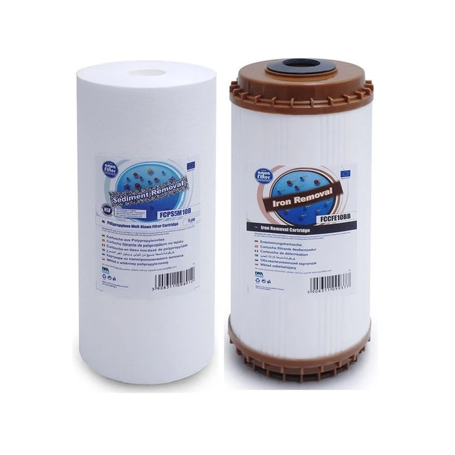 Aquafilter FCPS5M10B FCCFE10BB Big Blue 10" replacement cartridges set Filter Set Aquafilter   