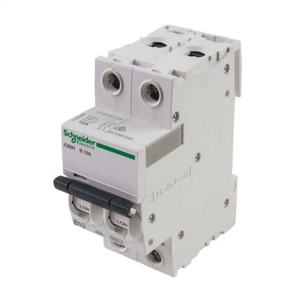 Schneider Acti9 10A Double Pole 10kA B Curve MCB Breaker Schneider