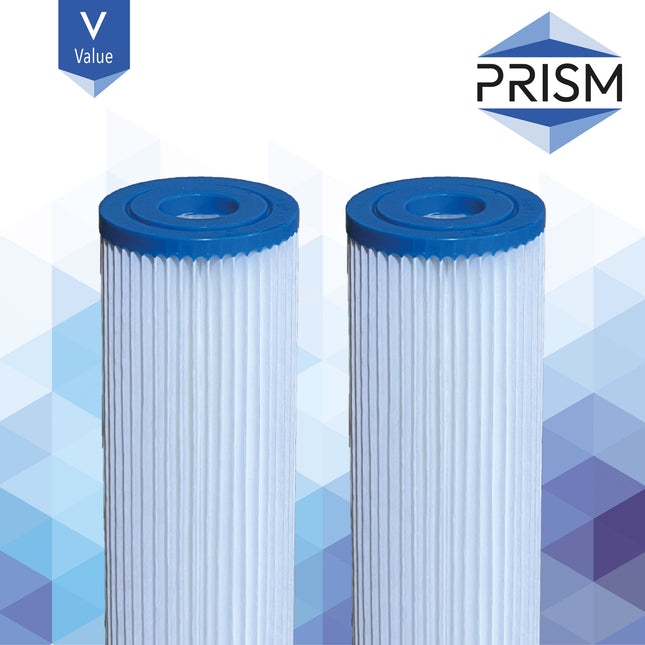 Prism Value Polyester Pleated Filter 10" Pleated Filter Prism 0.5  