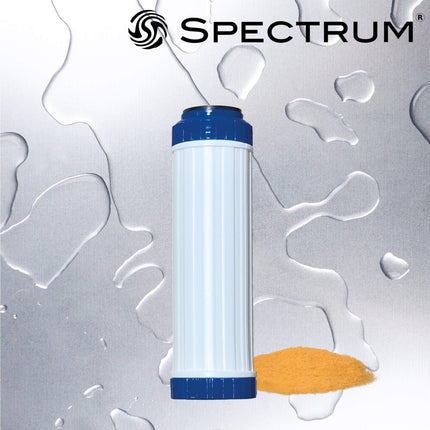 Spectrum 20" Cartridge Shell filled with Softening Resin (SRSO) - GroAqua