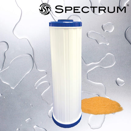 Spectrum 20" Large Diameter Cartridge Shell filled with Softening Resin (SRSO) - GroAqua