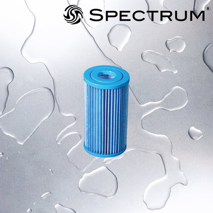 SPECTRUM Antimicrobial Economic Pleat Polyester Filter 5µm 4 7/8" Sediment Cartridge Spectrum