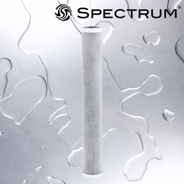 Spectrum FibreOnyx Carbon Filter 5 Micron 20" Filter (SFBC) - GroAqua
