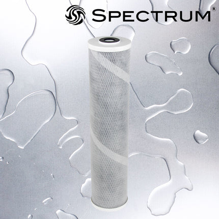 Spectrum FibreOnyx Carbon Filter 5 Micron 20" Large Diameter Filter (SFBC) - GroAqua
