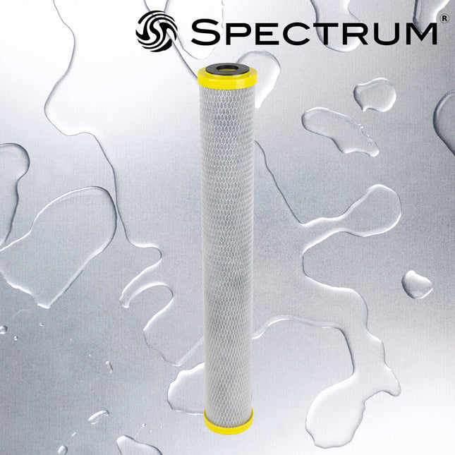 Spectrum FibreOnyx Chloramine Carbon Filter 5 Micron 20" (PFBC) - GroAqua