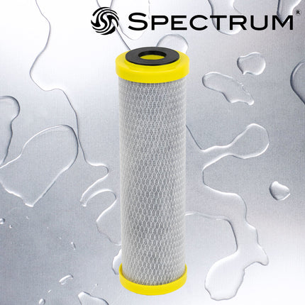 Spectrum FibreOnyx Chloramine Carbon Filter 5 Micron 9 3/4" (PFBC) - GroAqua