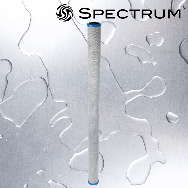 Spectrum FibreOnyx Economic Carbon Filter 5 micron 40" (EFBC) - GroAqua