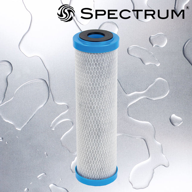 Spectrum FibreOnyx Economic Carbon Filter 5 micron 9 3/4" (EFBC) - GroAqua