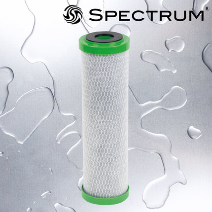SPECTRUM FibreOnyx Lead Reduction Carbon Filter 0.5µm 93/4" Carbon Cartridge Spectrum