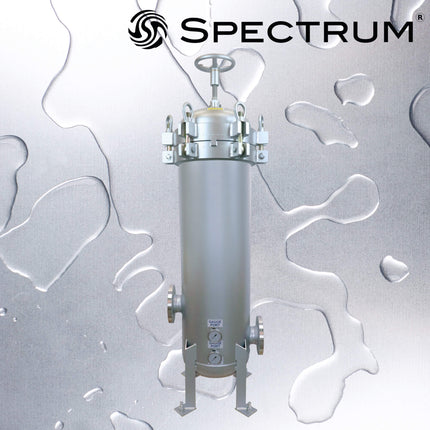 Spectrum INOX 12 X 40" Premier Filter Housing 4" DN100 with Gauges - GroAqua
