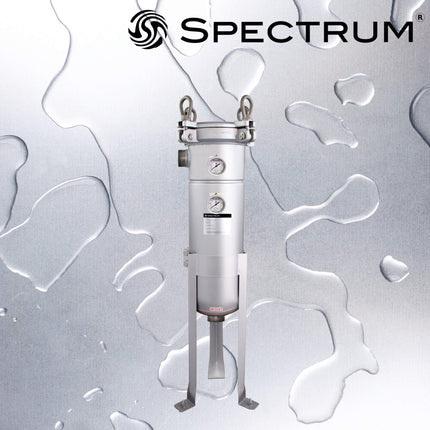 SPECTRUM INOX Bag Housing 1 X Size 1 2" BSPT-M Bag Filter Housing Spectrum