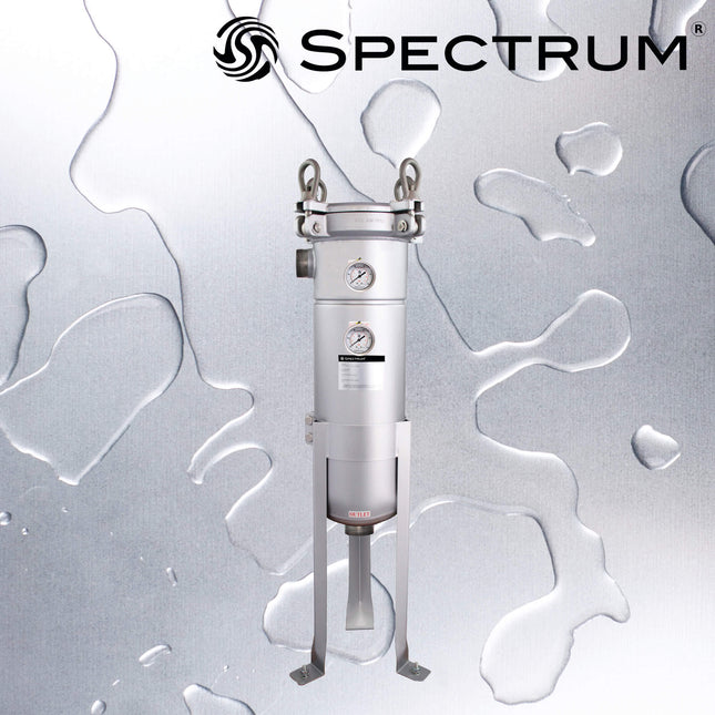 SPECTRUM INOX Bag Housing 1 X Size 1 2" BSPT-M Bag Filter Housing Spectrum
