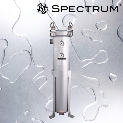 SPECTRUM INOX Bag Housing 1 X Size 2 2" BSPT-M Bag Filter Housing Spectrum