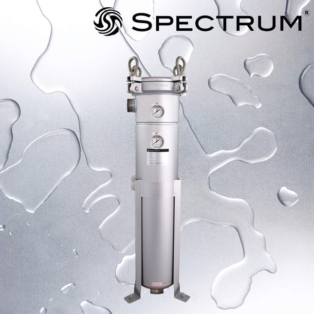 SPECTRUM INOX Bag Housing 1 X Size 2 2" BSPT-M Bag Filter Housing Spectrum
