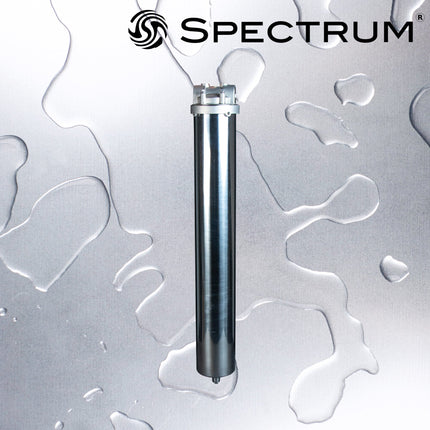 SPECTRUM Inox Premier (PFH) Stainless Steel Housing (1 x 20") - GroAqua