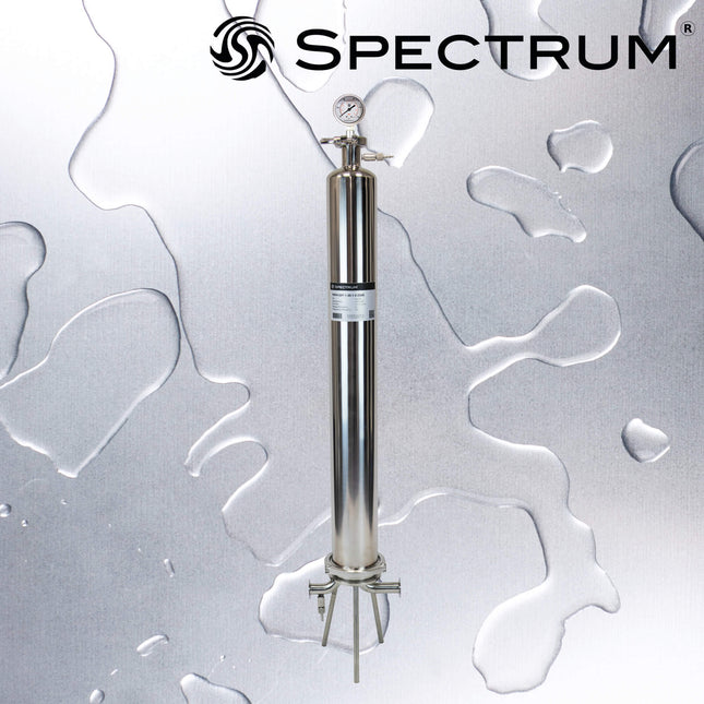 Spectrum Inox Sanitary Filter Housings Water Filter Housings Spectrum 1 x 10" 1" Tri-Clover