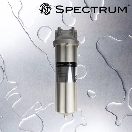 Spectrum INOX Stainless Steel Filter Housing 1 x 30" - GroAqua