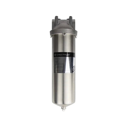 Spectrum INOX Stainless Steel Filter Housing 1 x 30" - GroAqua