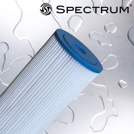 Spectrum Pleat Washable Filter 9 3/4" Large Diameter Cartridge Filter Spectrum 0.5  