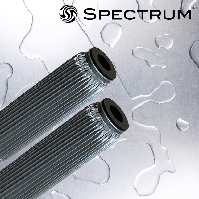 SPS Spectrum Inox Standard Pleated 316 Stainless Steel Cartridge Filter Spectrum 9 3/4"x 2.5" 40